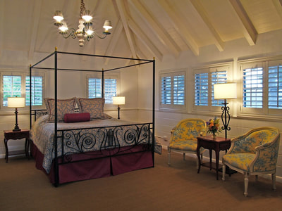 Normandy Inn Cottages Master Bedroom